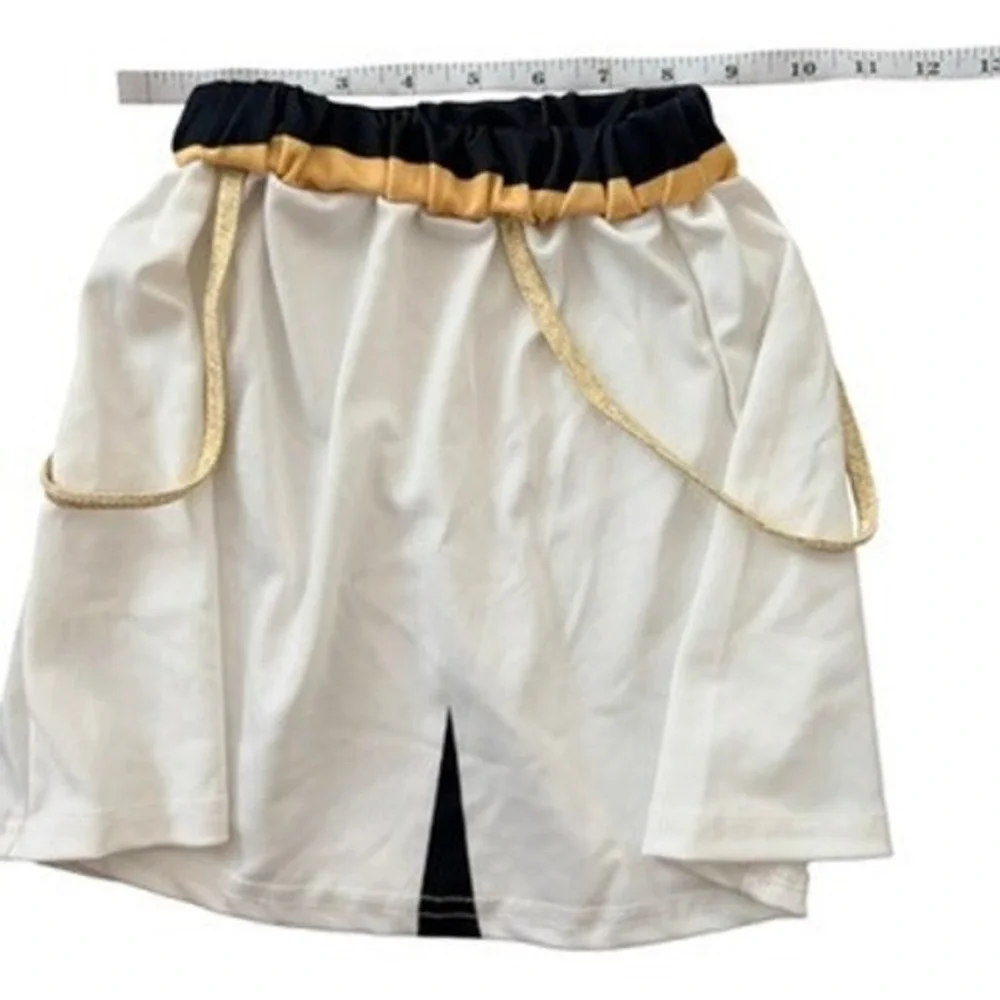 Kpop Demon Hunter 3pc Performance Costume White Gold Black Kids 3T